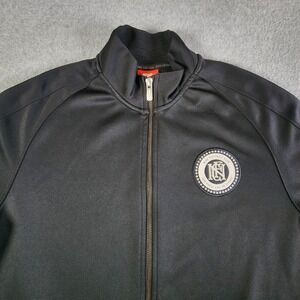 Nike Football Club Portuguese Tracksuit Jacket Mens Large Black Full Zip Soccer